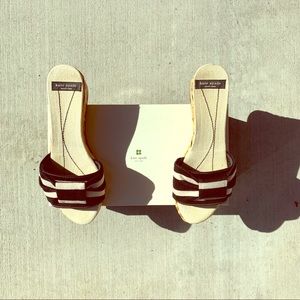 Kate spade stacked espadrilles. Size 7